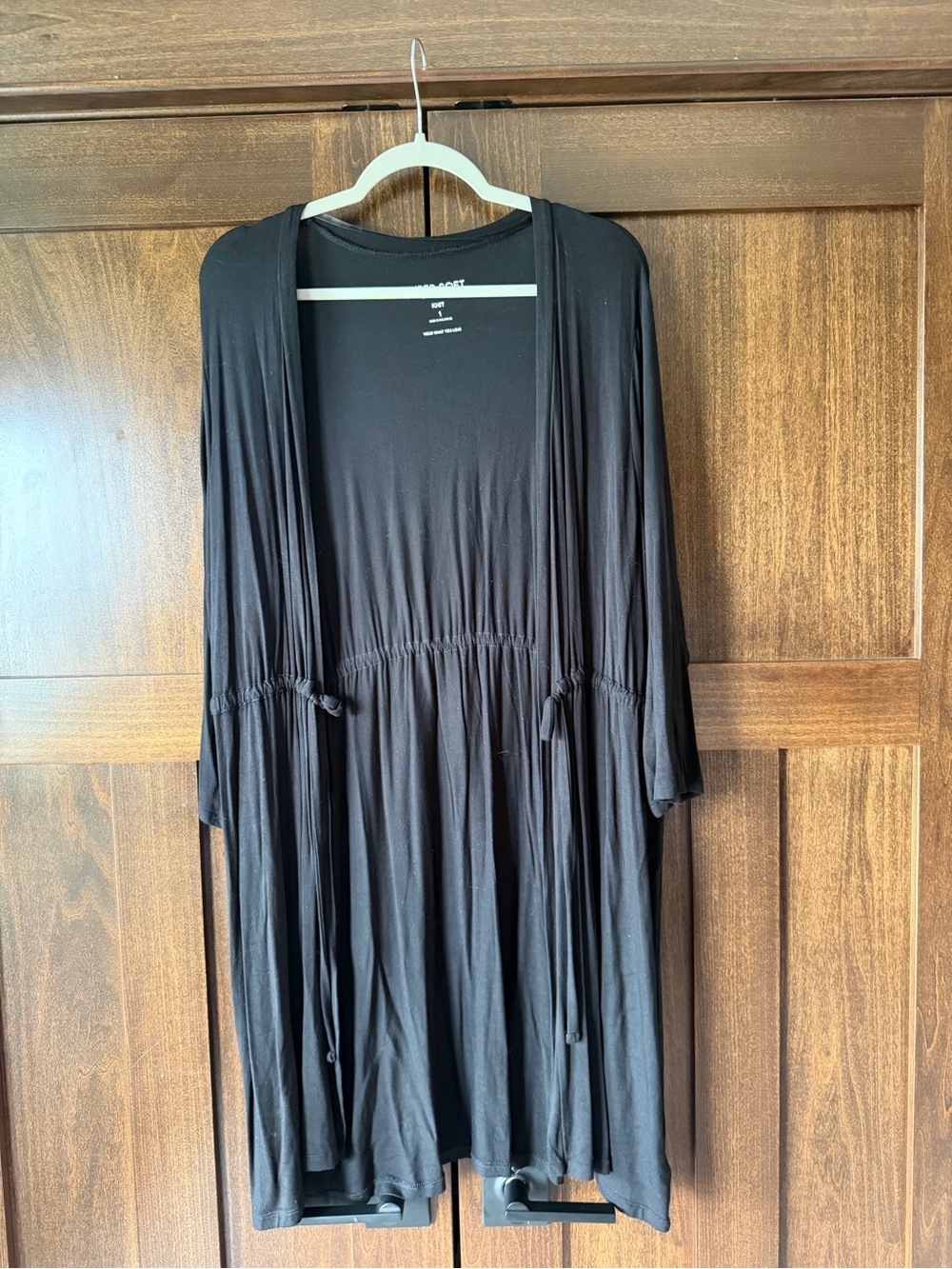 torrid Black Tie-Waist Trench Cardigan